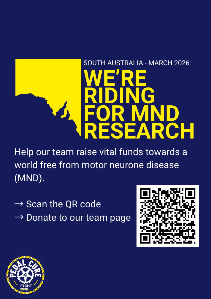 PedalCure4MND 2026 Poster Team