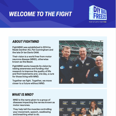About FightMND flyer