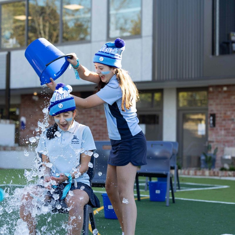 School DIY Big Freeze ice bucket challenge