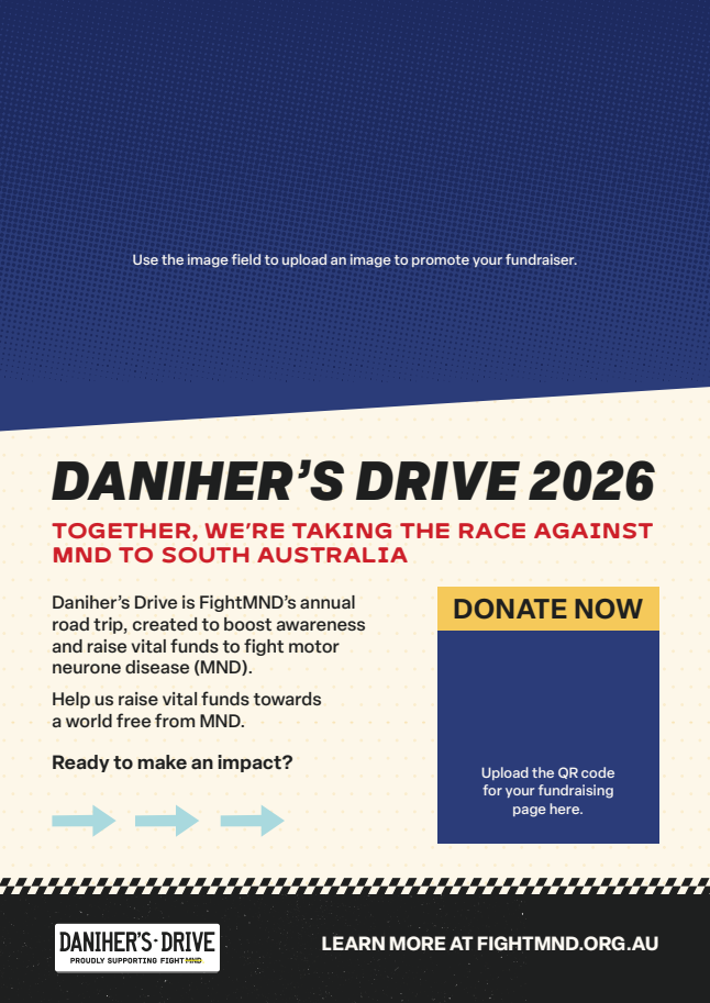 Daniher's Drive A2 Editable Poster Option 1
